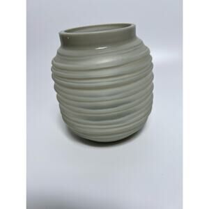 Lenox Soft Gray Glass Vase 5" Milk Glass Vase